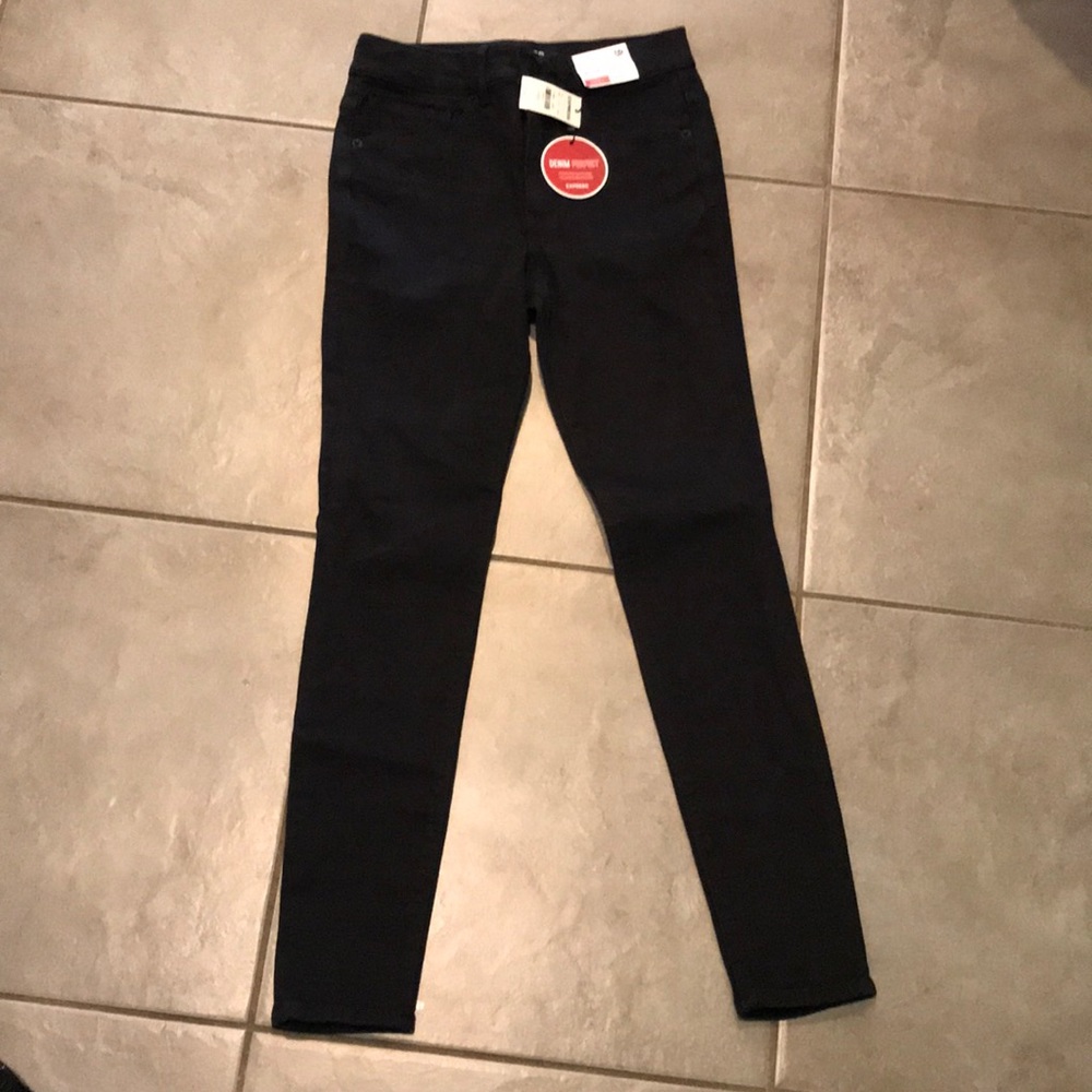 Express Ankle Legging High Rise Denim Perfect - Picture 3 of 5